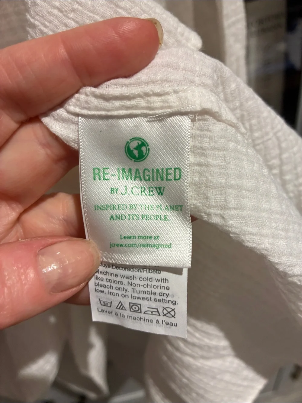 J. Crew lightweight white